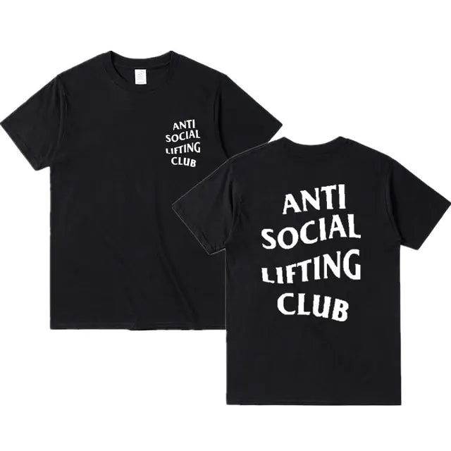 Camiseta del club de levantamiento antisocial