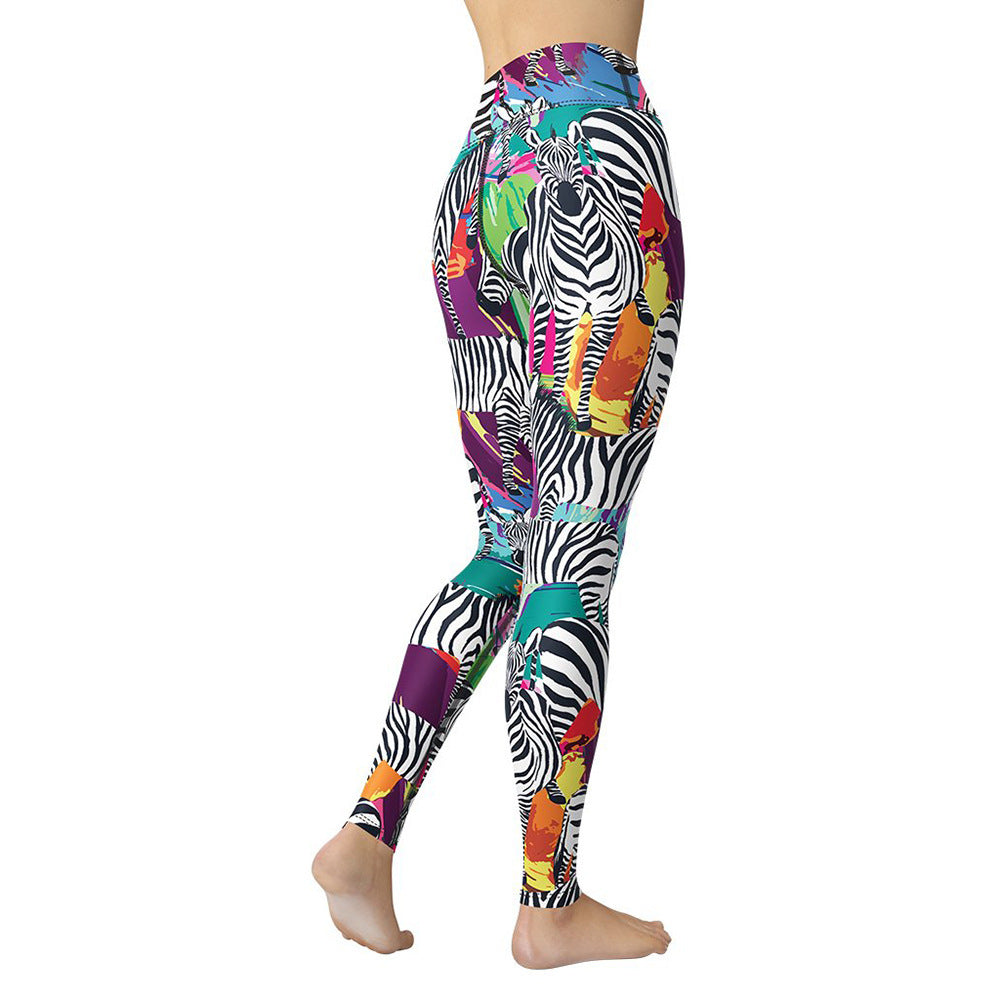 Leopard Print Quick-drying High Top Leggings