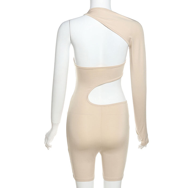 Conjunto de 2 piezas de top y pantalones cortos con hombros descubiertos para yoga