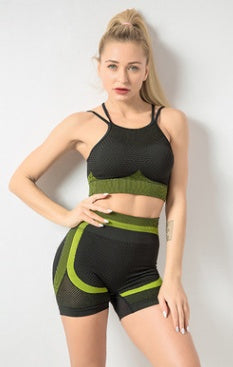 Illumino360Fitness 2 PCS Set Yoga Sets Women's Gym Clothes