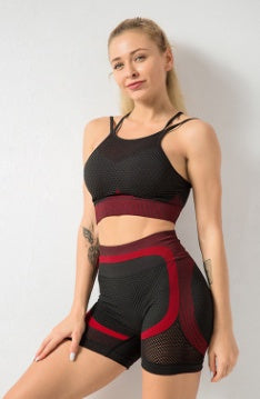 Illumino360Fitness 2 PCS Set Yoga Sets Women's Gym Clothes