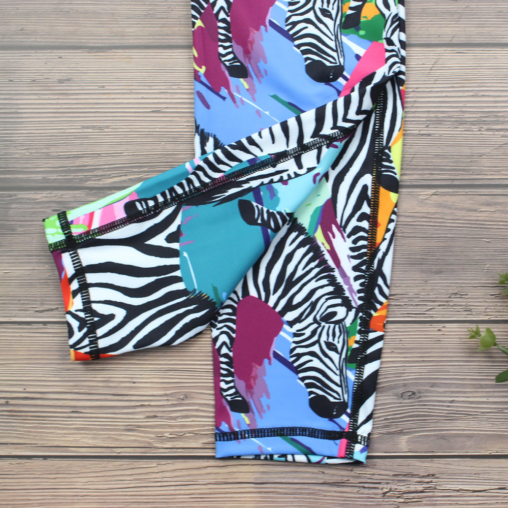 Leopard Print Quick-drying High Top Leggings