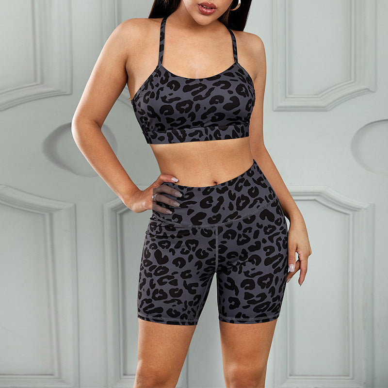 2025 Illumino360Fitness Leopard Print Ladies Gym Fitness