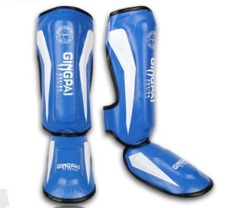 Muay Thai Fighting Shin Guards Boxing Fighting Gear Ankle Taekwondo Leg Guards