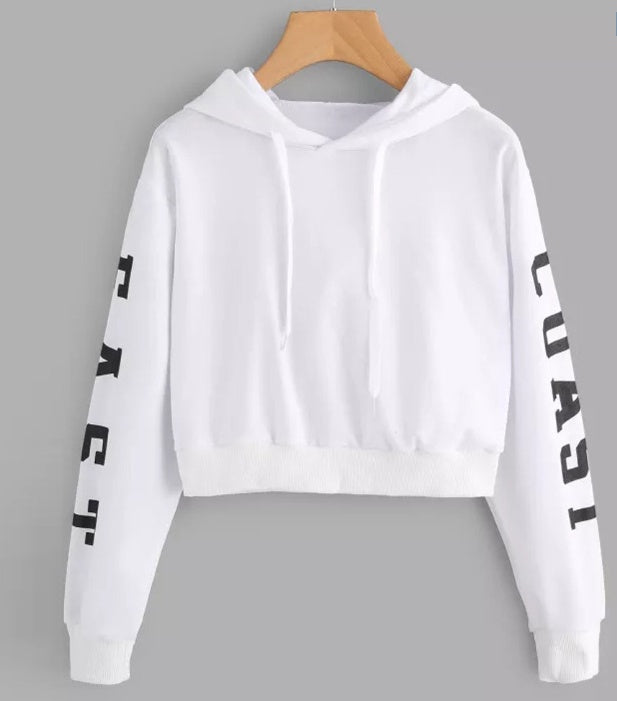 Illumino360Fitness Women's Crop pullover top sweatshirt