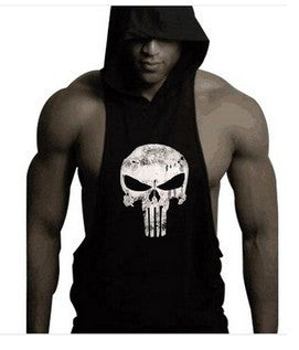CAMISETA DE MUSCULACIÓN CON CAPUCHA