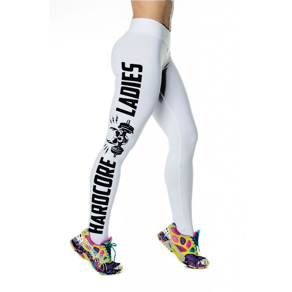 Women's "Hardcore Ladies" Workout Leggings