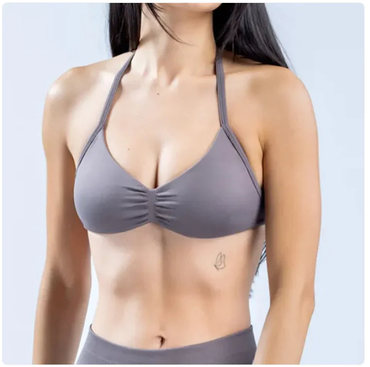 Illumino360Fitness Women's Halter Back Sports Bra