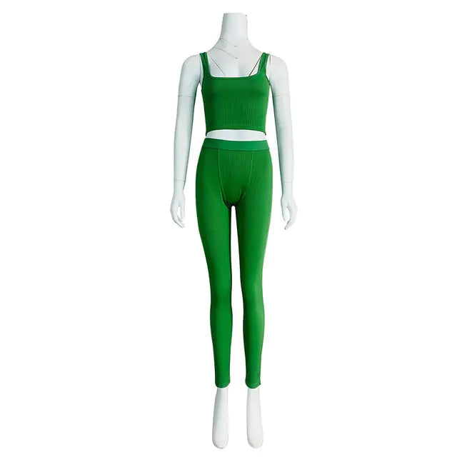 2 Piece Set Gym Casual Activewear