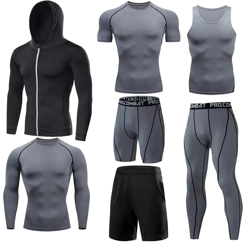 Illumino360Fitness Men's Premium Compression Shorts