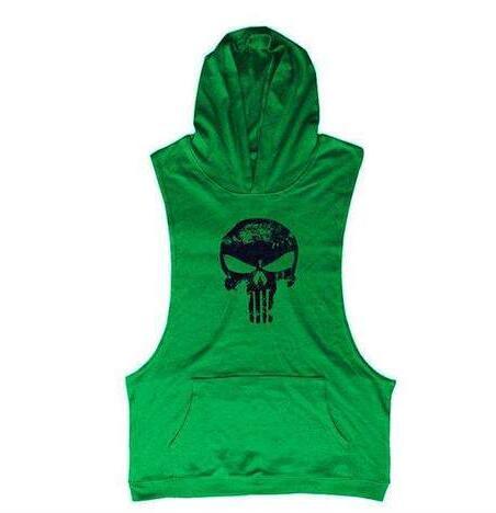 CAMISETA DE MUSCULACIÓN CON CAPUCHA