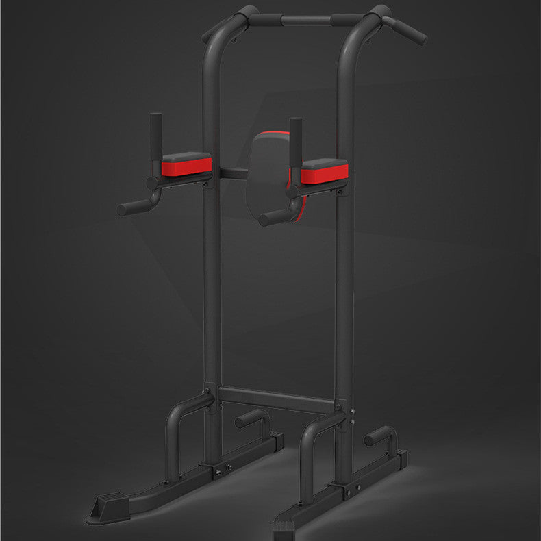 Entrenador de dominadas con barra individual y doble ajustable para el hogar