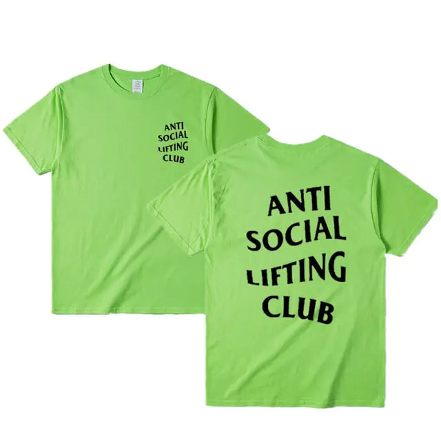 Camiseta del club de levantamiento antisocial