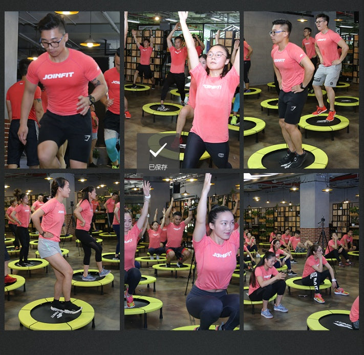 Trampolín para casa, gimnasio para mujeres y hombres, con pasamanos