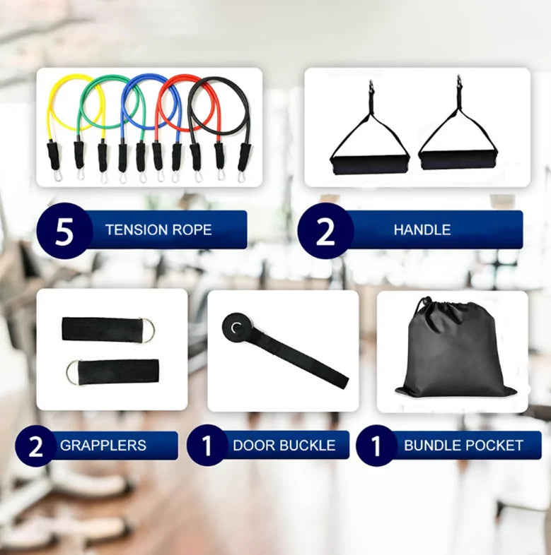 Bandas de resistencia para fitness de 150 libras