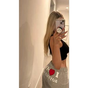 Printed " I Love my Boyfriend" Sweatpants