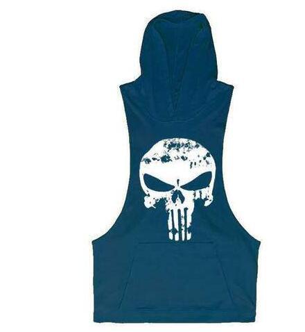 CAMISETA DE MUSCULACIÓN CON CAPUCHA