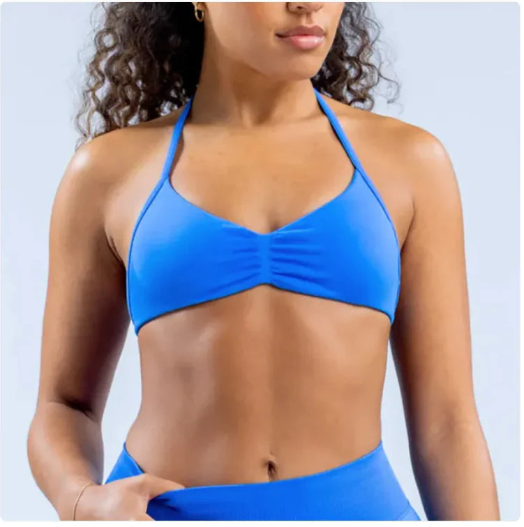 Illumino360Fitness Women's Halter Back Sports Bra