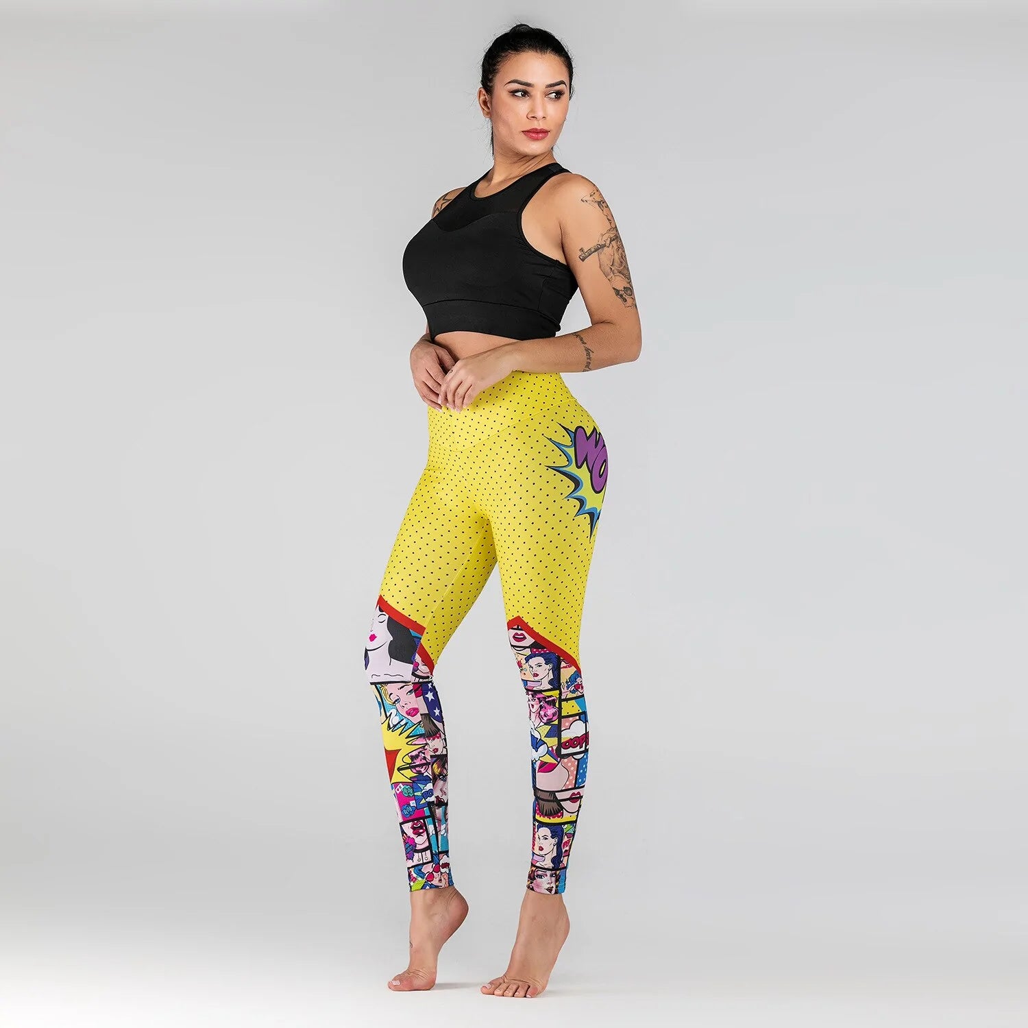 Printed Workout High Waist Leggings