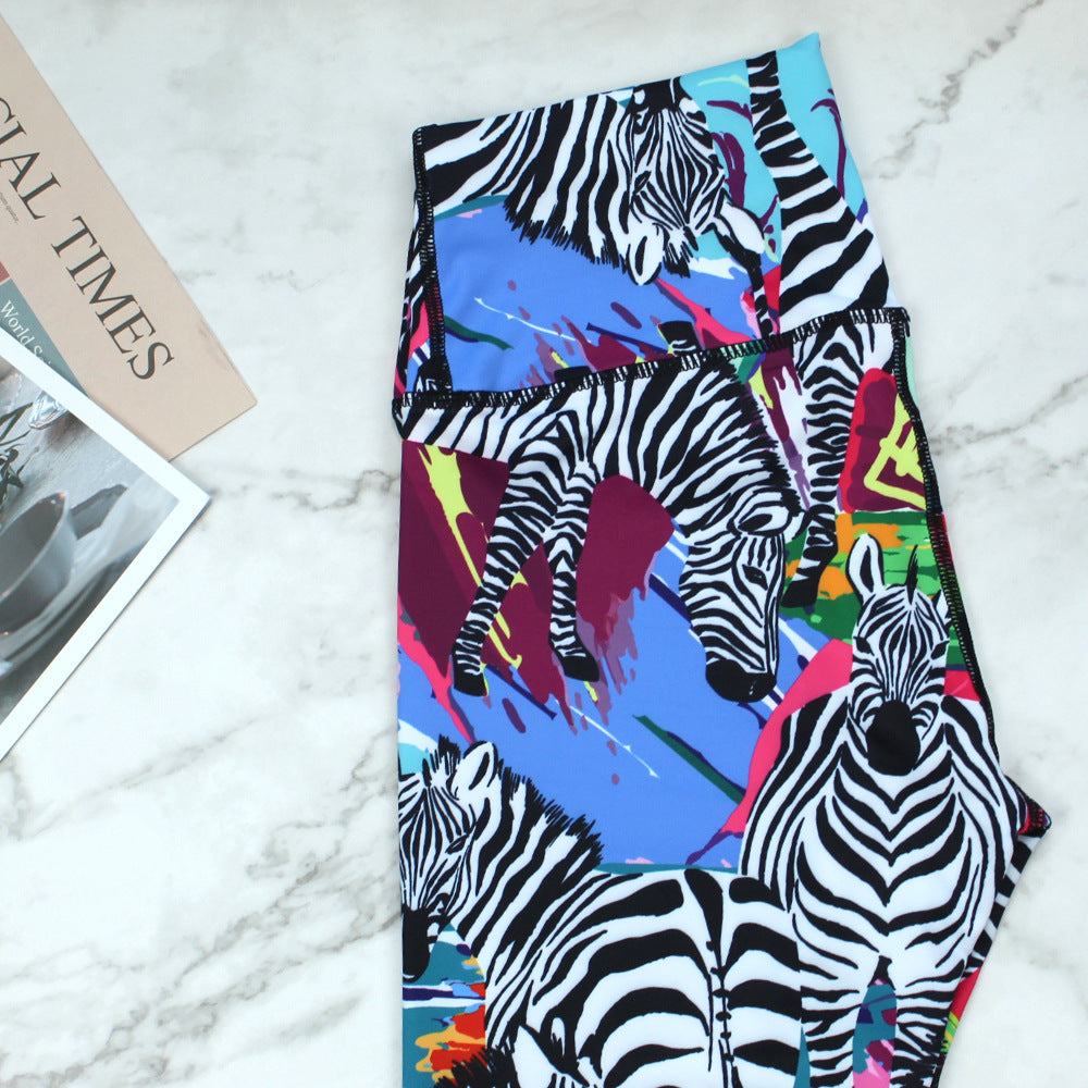 Leopard Print Quick-drying High Top Leggings