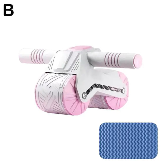 Rodillo abdominal para entrenamiento del core con ruedas dobles