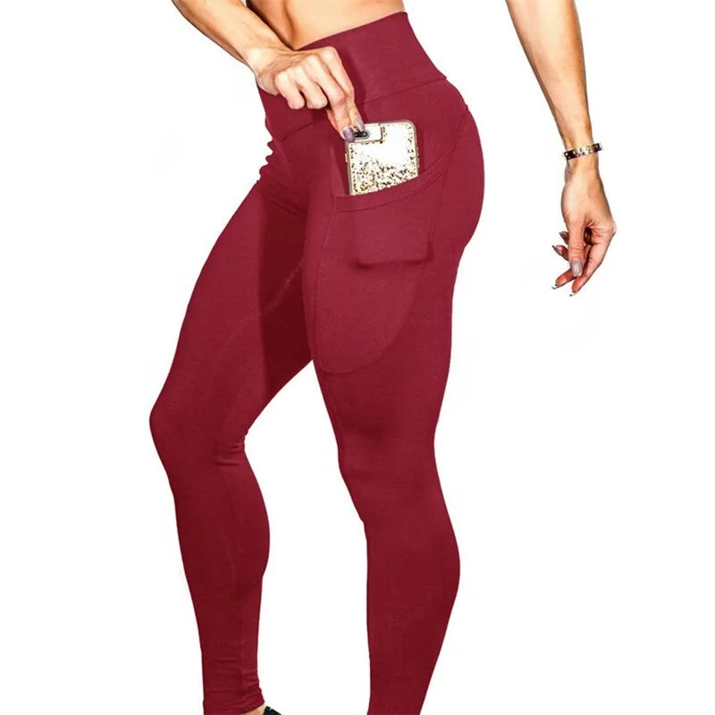 Yoga Running Pants with Pocket