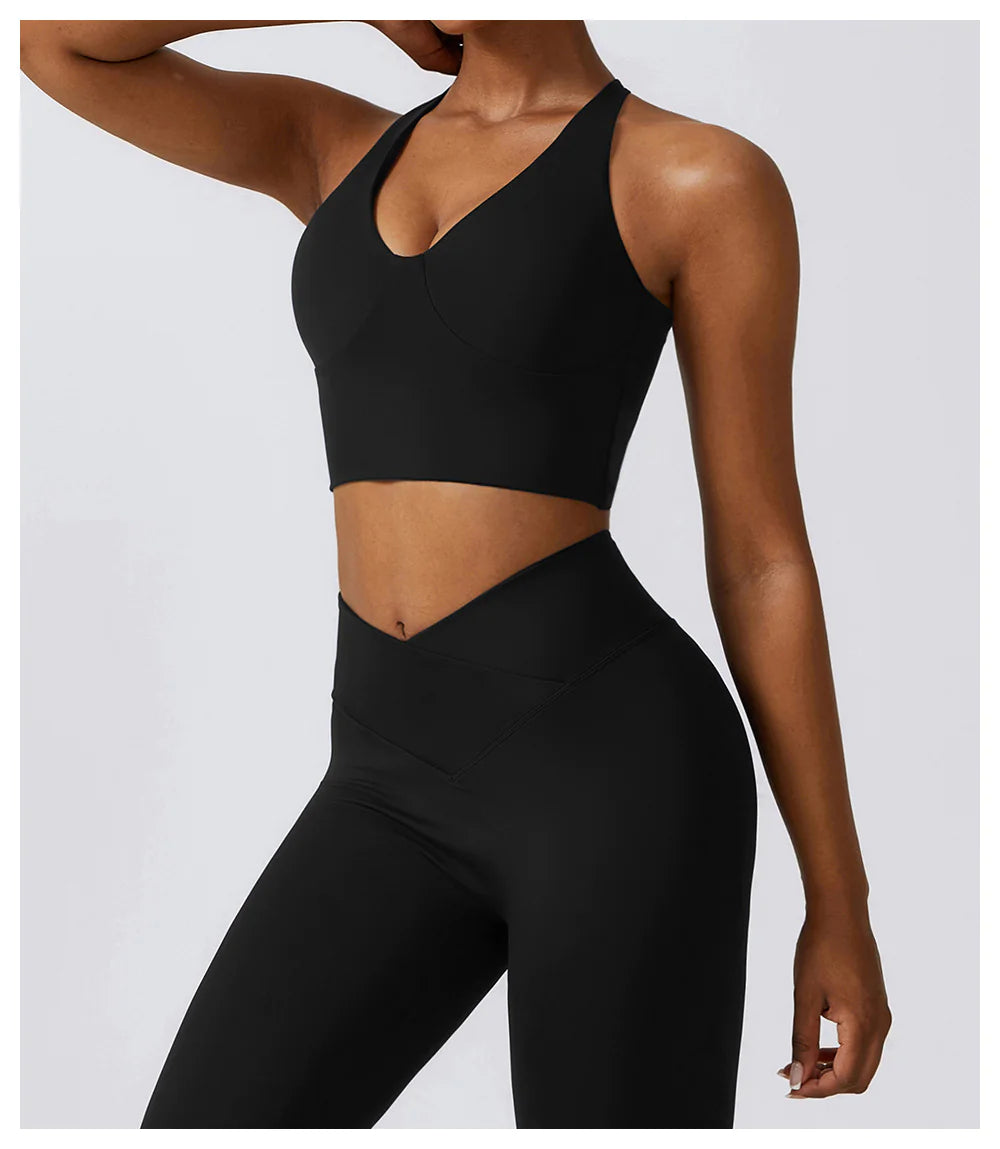 Shockproof Crossback Quick-drying Workout Clothes Running Sports Bra
