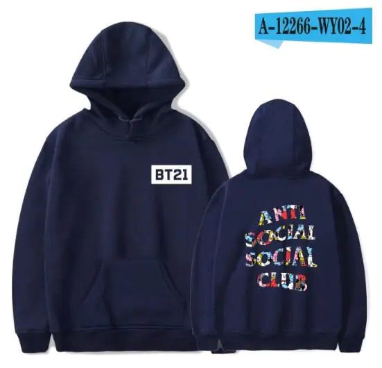 Sudadera con capucha divertida antisocial