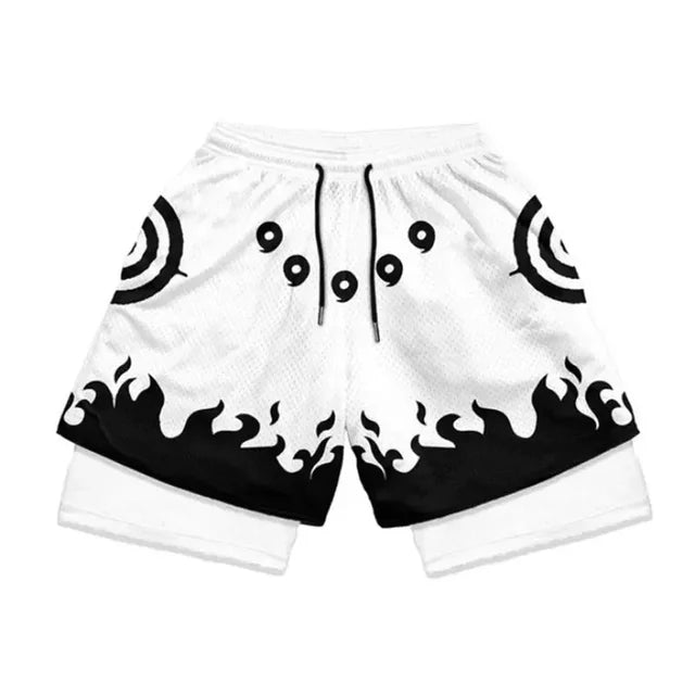 Illumino360 Men's Anime Sport Shorts, Activewear, Jogging