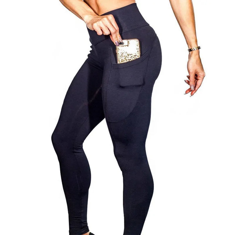 Yoga Running Pants with Pocket