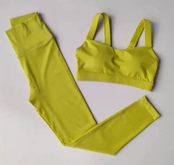 Supportive Yoga Set Leggings and Bra