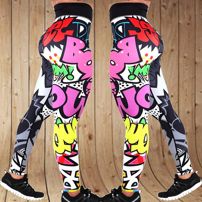 Little Monster High Waist Yoga Leggings