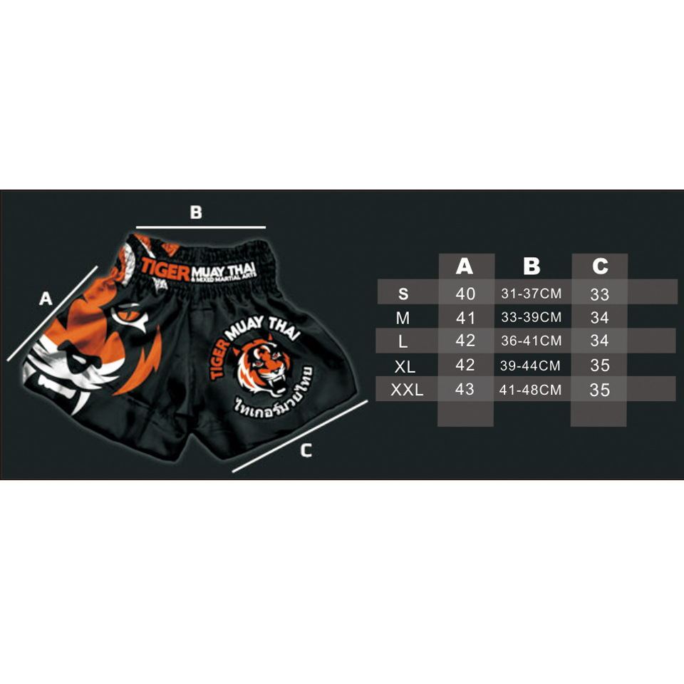 Illumino360Fitness Tiger Muay Thai Shorts