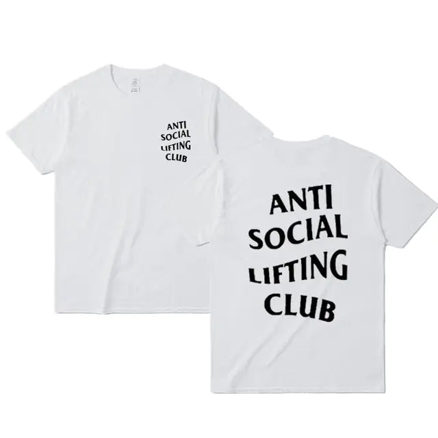 Camiseta del club de levantamiento antisocial