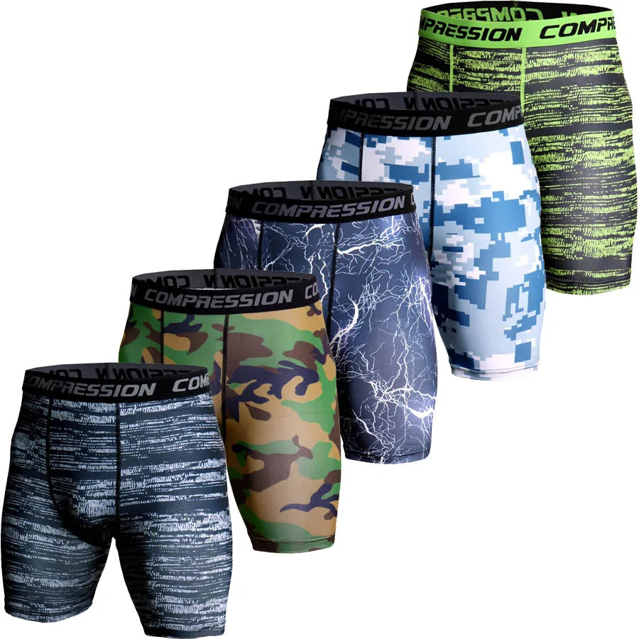 Mallas deportivas de compresión de camuflaje