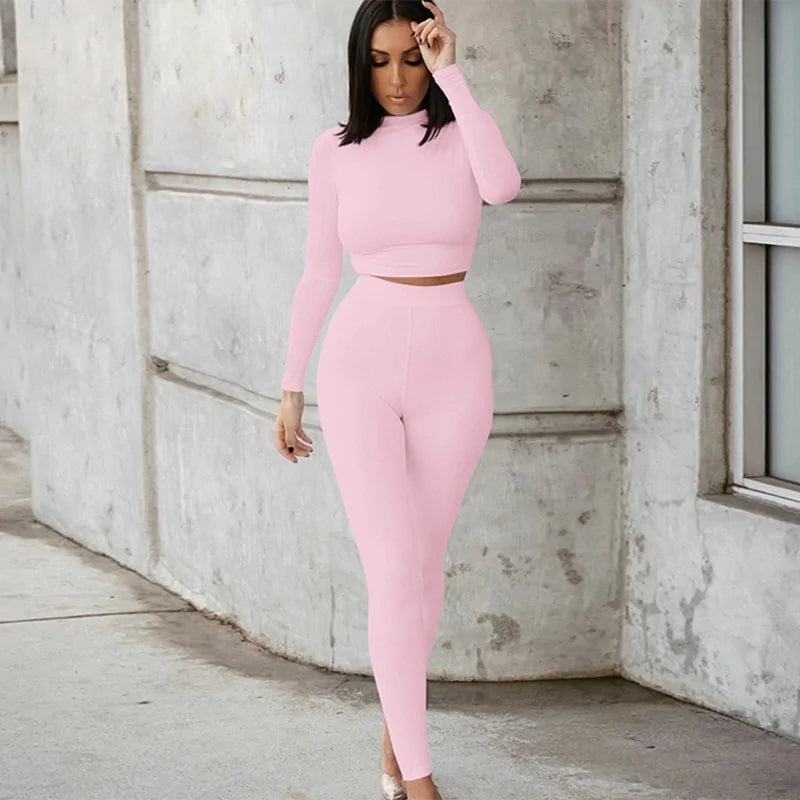 Illumino360 Women's Sport Fitness 2 Two Piece Set Tracksuit