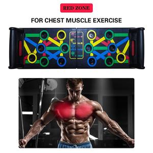 Tabla de flexiones 14 en 1 para trabajar toda la parte superior del cuerpo