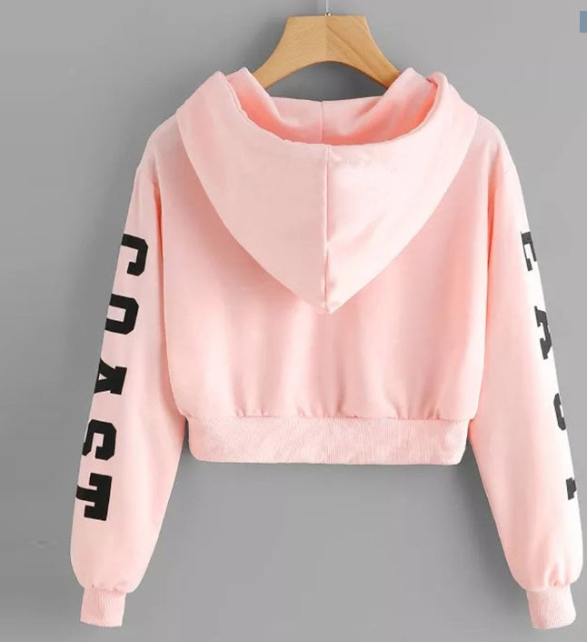 Illumino360Fitness Women's Crop pullover top sweatshirt