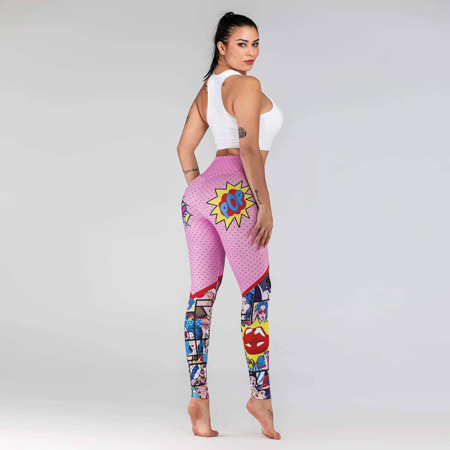Printed Workout High Waist Leggings