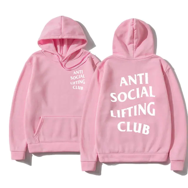Illumino360's Anti Social Lifting Club Hoodies