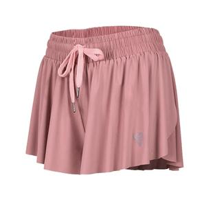 Pantalones cortos de yoga 2 en 1 de secado rápido para gimnasio