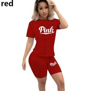 2 Pcs Sweatsuit for Women - Top and Short Set