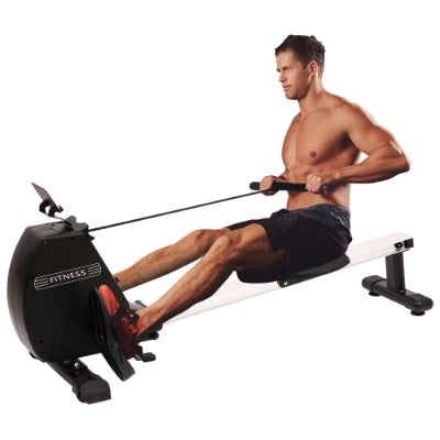 Máquina de remo plegable con capacidad de peso de 264 libras para gimnasio en casa