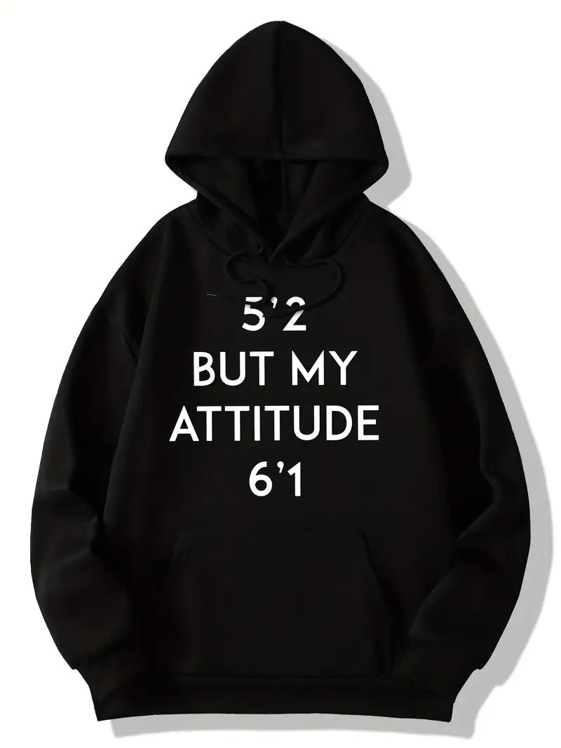 Illumino360Fitness Women's My Attitude Printed Hoodie