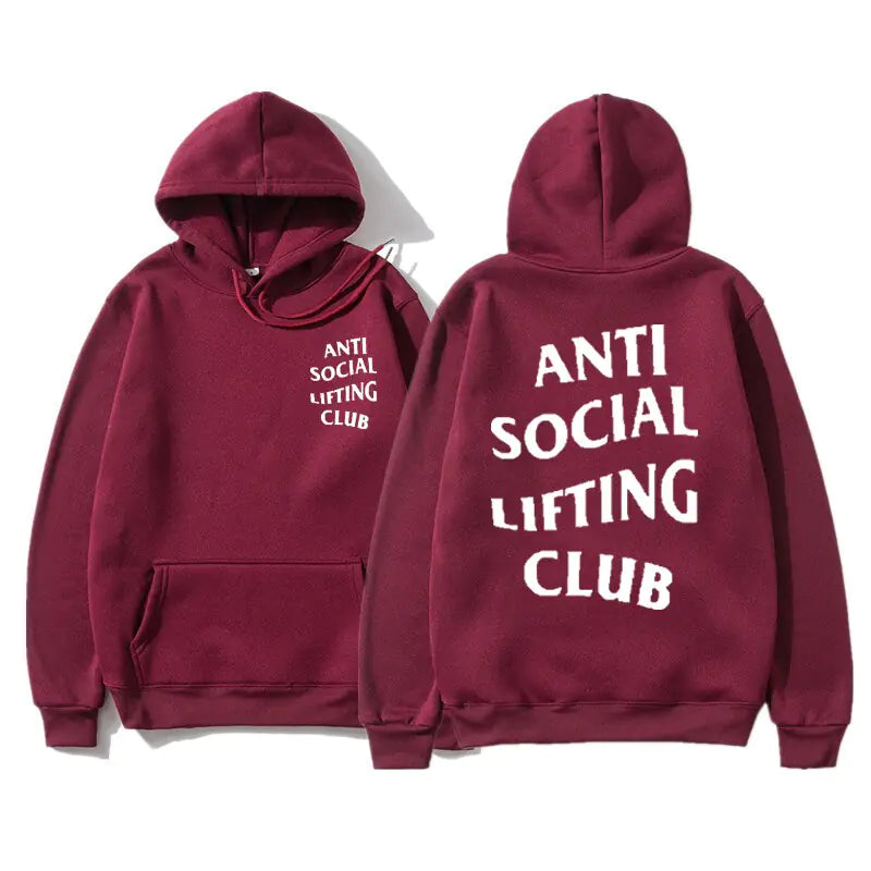 Illumino360's Anti Social Lifting Club Hoodies