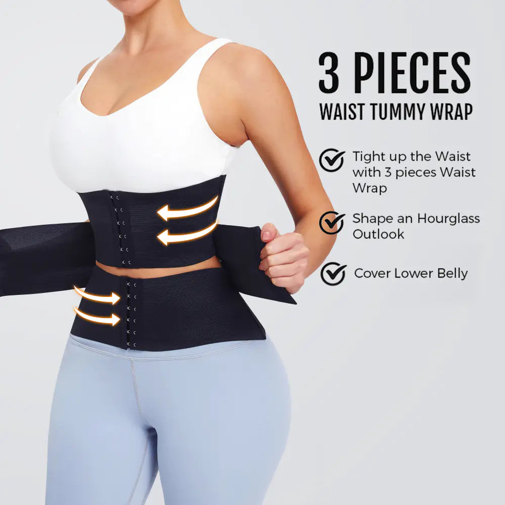 Yoga Fitness Corset Shapewear with Bondage Belt