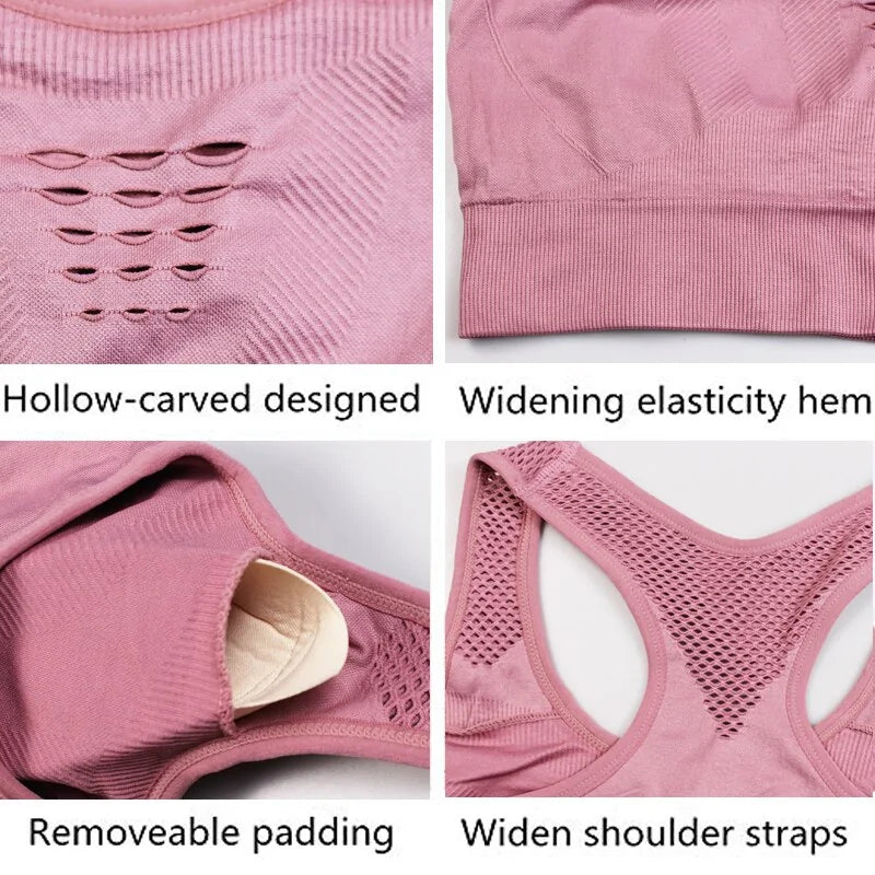 Women's High Impact Seamless Sports Bra