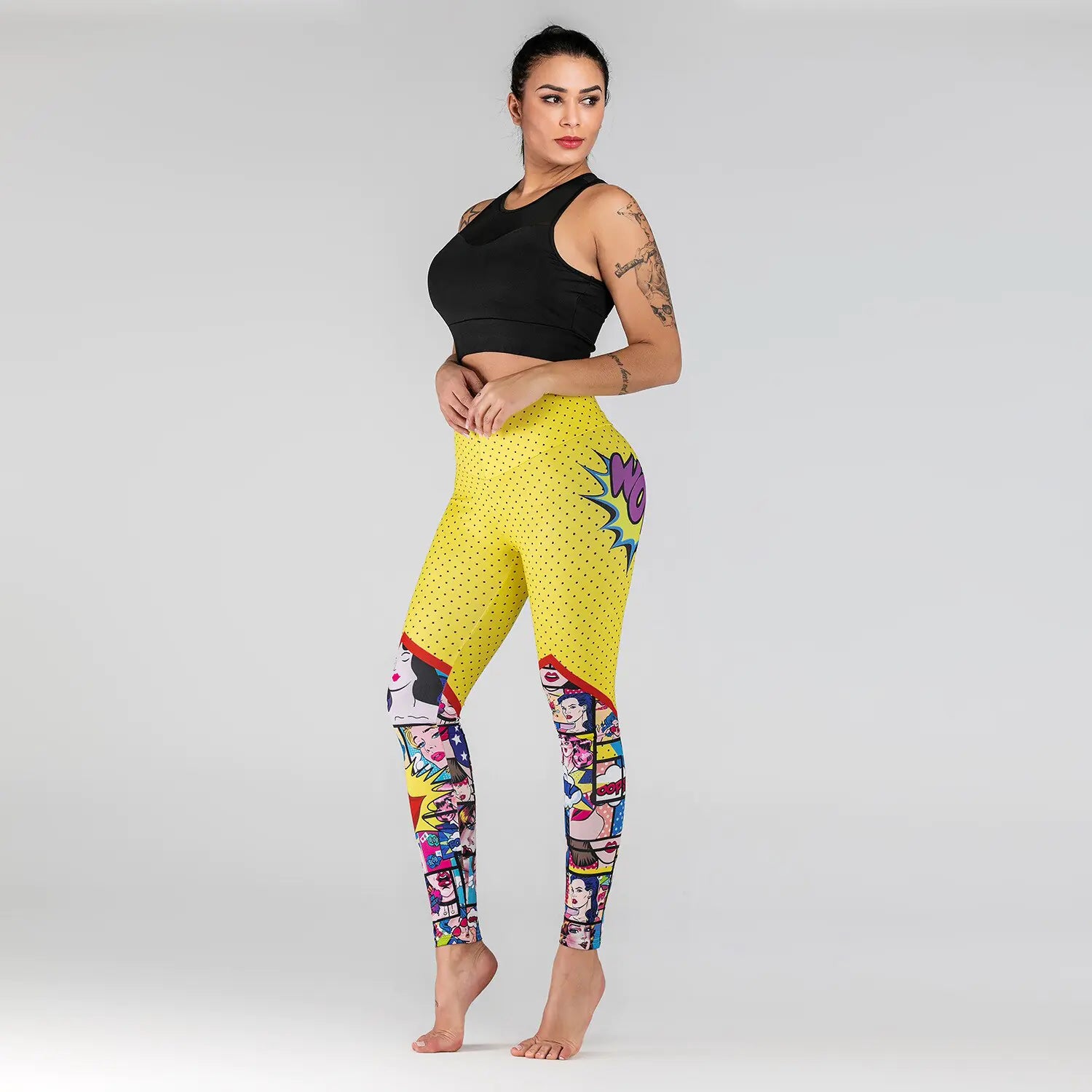 Printed Workout High Waist Leggings