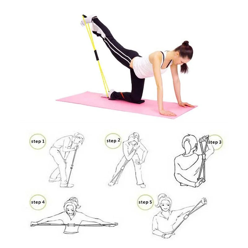 Resistance Rubber Tube Weight Expansion Fitness Rope