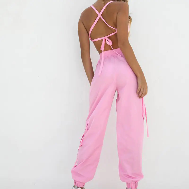Illumino360Fitness Sleeveless Top & High-Waist Pants